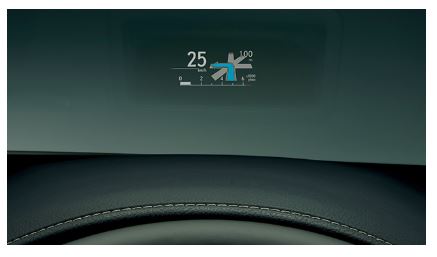 新型レクサスNXカラーヘッドアップディスプレイ