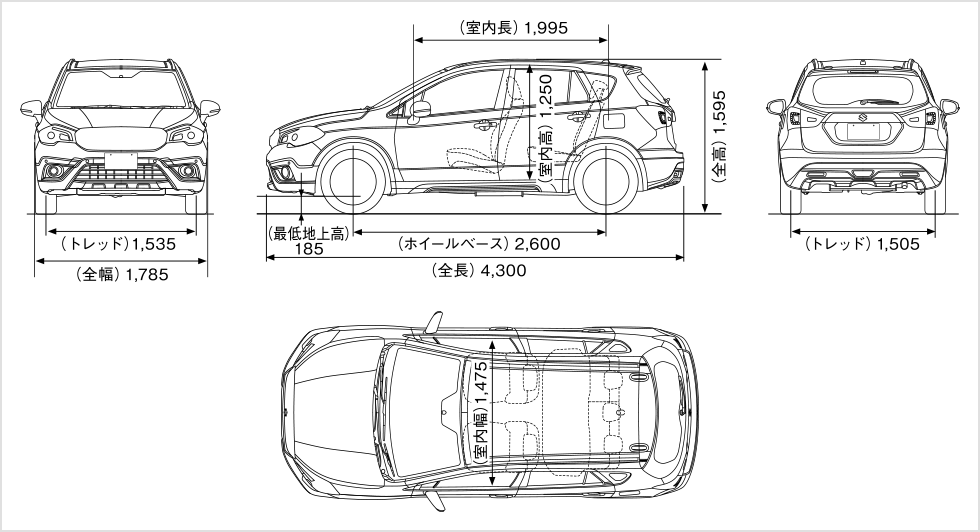 新型SX4S-CROSS画像