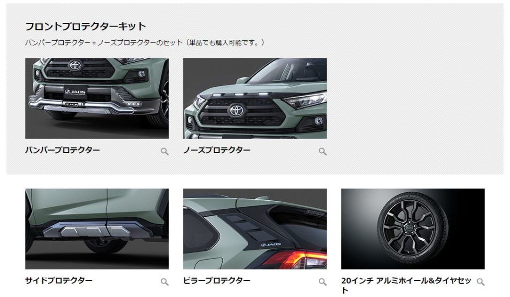 新型RAV4カスタムドレスアップカー